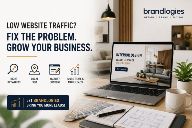Why Is My Interior Design Business Getting Low Website Traffic?