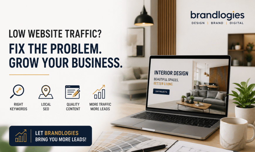 Why Is My Interior Design Business Getting Low Website Traffic?