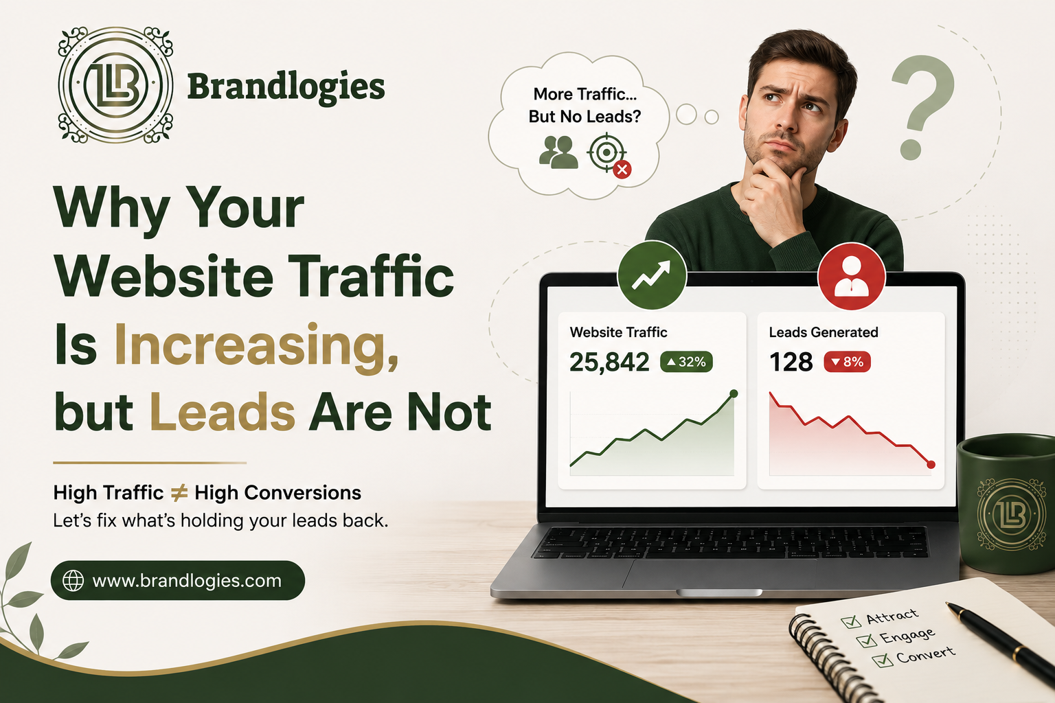 Website Traffic Increasing but Leads Not