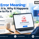 503 Error Meaning What It Is, Why It Happens & How to Fix It