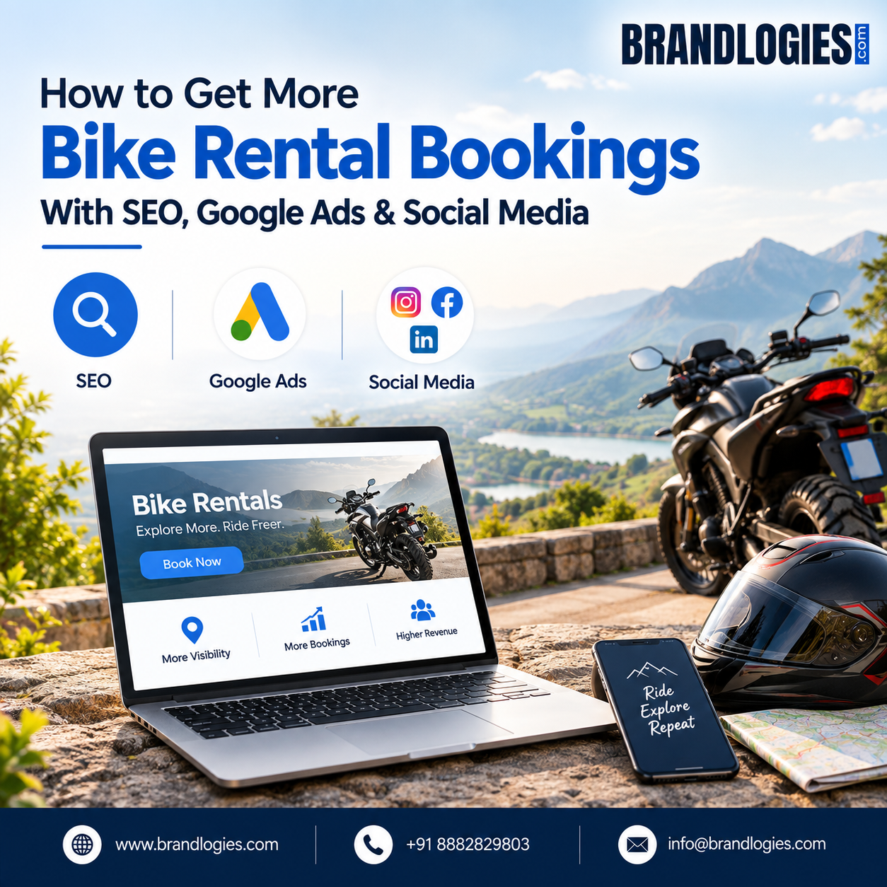 How to Get More Bike Rental Bookings With SEO, Google Ads & Social Media