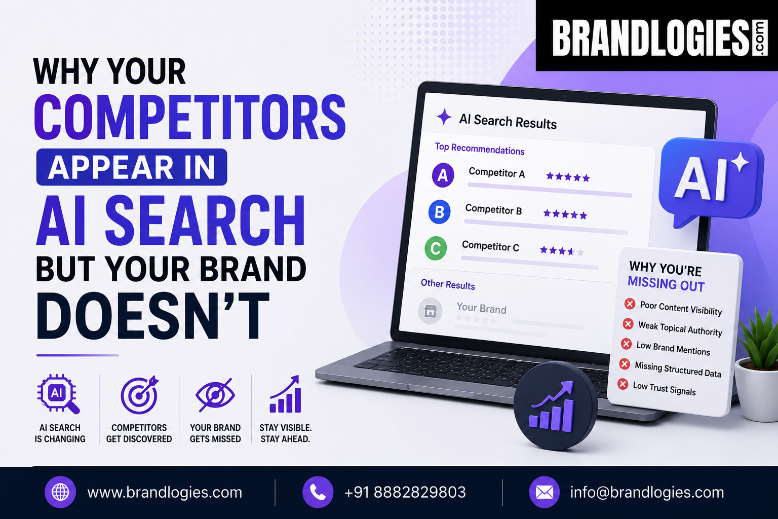 Why Your Competitors Appear in AI Search but Your Brand Doesn’t
